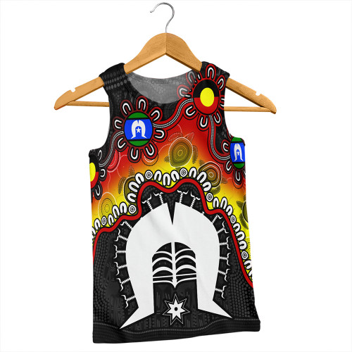Indigenous Australian Aboriginal Men Singlet Naidoc Week Echo Of Ancestors