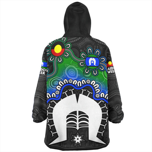 Indigenous Australian Aboriginal Snug Hoodie Naidoc Week Echo Of Ancestors