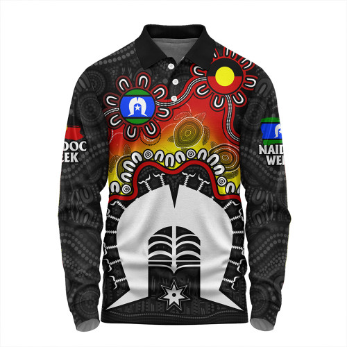 Indigenous Australian Aboriginal Long Sleeve Polo Shirt Naidoc Week Echo Of Ancestors Indigenous Australian Aboriginal Long Sleeve Polo Shirt Naidoc Week Echo Of Ancestors