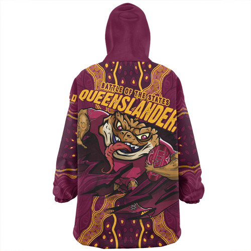 Queensland Maroons Snug Hoodie Maroon Venom QLD Strikeforce