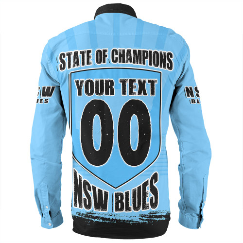 New South Wales Blues Long Sleeve Shirt Dynasty Of Blues New South Wales Blues Long Sleeve Shirt Dynasty Of Blues