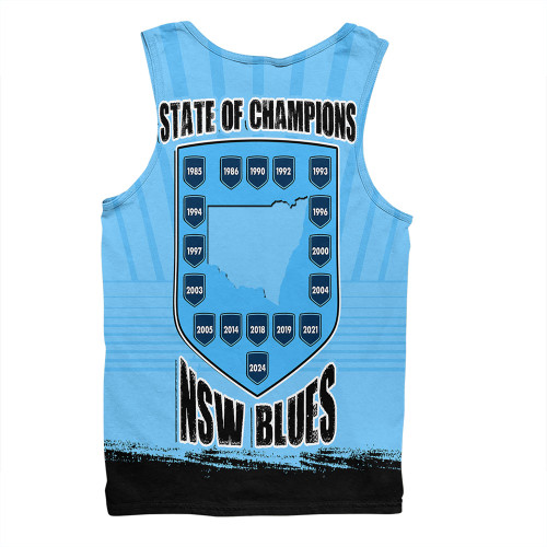 New South Wales Blues Men Singlet Dynasty Of Blues