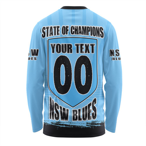 New South Wales Blues Long Sleeve T-shirt Dynasty Of Blues New South Wales Blues Long Sleeve T-shirt Dynasty Of Blues