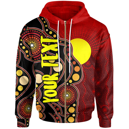 [Custom] Australia Aboriginal Inspired Hoodie - Australia Aboriginal Inspired Life Style Flag