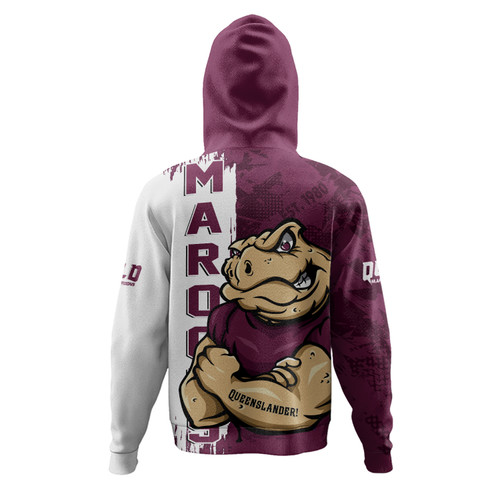 Queensland Maroons Hoodie Queenslander Spirit Maroons Legacy Queensland Maroons Hoodie Queenslander Spirit Maroons Legacy