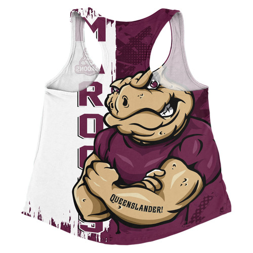 Queensland Maroons Women Racerback Singlet Queenslander Spirit Maroons Legacy Queensland Maroons Women Racerback Singlet Queenslander Spirit Maroons Legacy