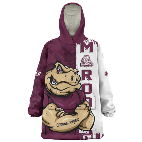 Queensland Maroons Snug Hoodie Queenslander Spirit Maroons Legacy