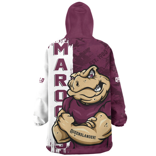 Queensland Maroons Snug Hoodie Queenslander Spirit Maroons Legacy Queensland Maroons Snug Hoodie Queenslander Spirit Maroons Legacy