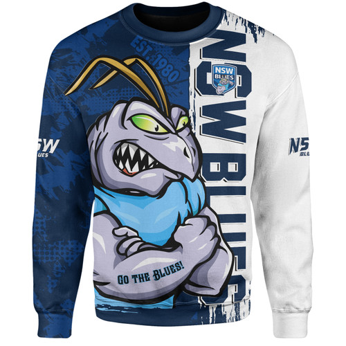New South Wales Blues Sweatshirt Blue Blooded Spirit Blues Legacy