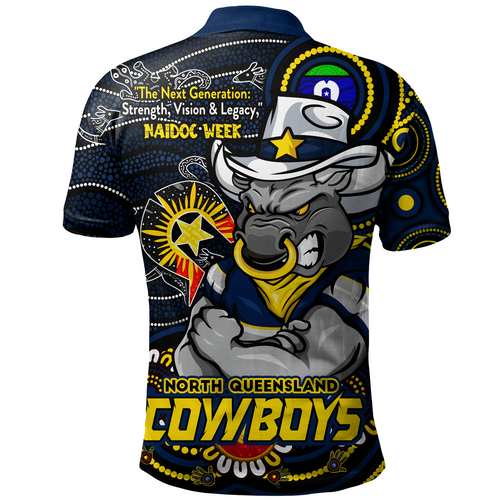 North Queensland Cowboys Polo Shirt Spirit Of NAIDOC Series North Queensland Cowboys Polo Shirt Spirit Of NAIDOC Series