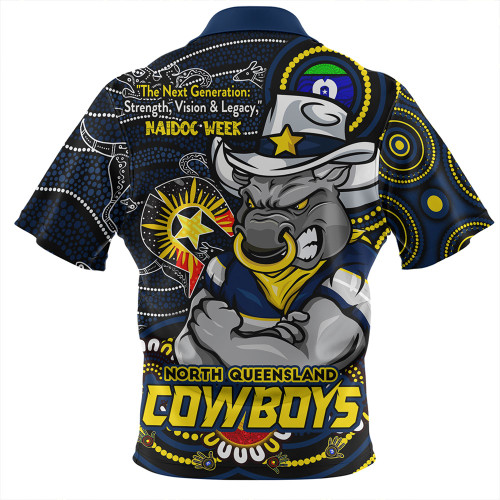 North Queensland Cowboys Zip Polo Shirt Spirit Of NAIDOC Series North Queensland Cowboys Zip Polo Shirt Spirit Of NAIDOC Series