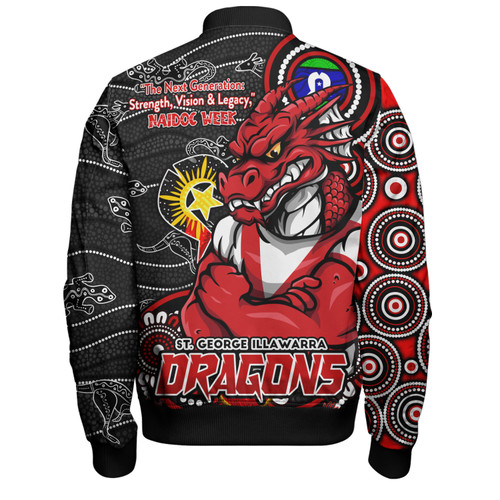 St. George Illawarra Dragons Bomber Jacket Spirit Of NAIDOC Series St. George Illawarra Dragons Bomber Jacket Spirit Of NAIDOC Series