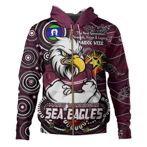 Manly Warringah Sea Eagles Hoodie Spirit Of NAIDOC Series Manly Warringah Sea Eagles Hoodie Spirit Of NAIDOC Series