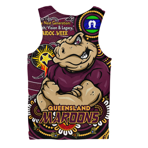 Queensland Maroons Men Singlet Spirit Of NAIDOC Series
