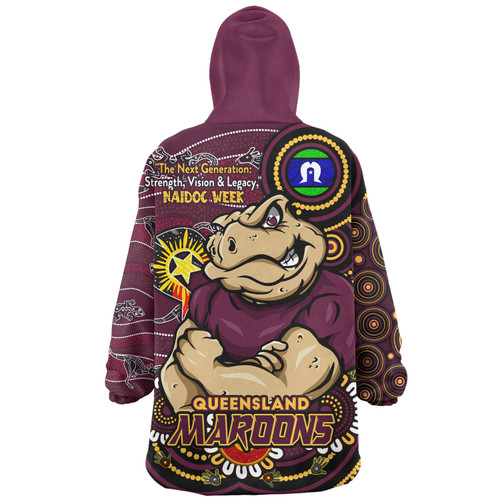 Queensland Maroons Snug Hoodie Spirit Of NAIDOC Series Queensland Maroons Snug Hoodie Spirit Of NAIDOC Series