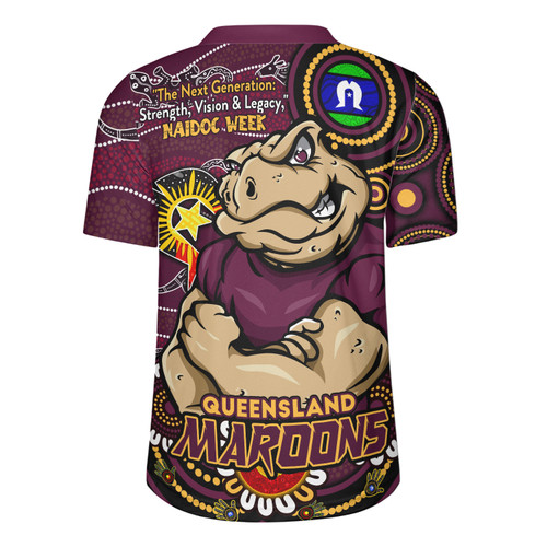 Queensland Maroons Rugby Jersey Spirit Of NAIDOC Series Queensland Maroons Rugby Jersey Spirit Of NAIDOC Series