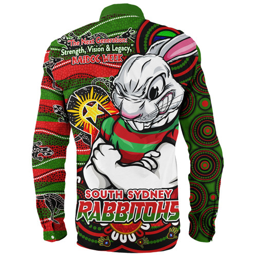 South Sydney Rabbitohs Long Sleeve Shirt Spirit Of NAIDOC Series South Sydney Rabbitohs Long Sleeve Shirt Spirit Of NAIDOC Series