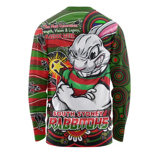 South Sydney Rabbitohs Long Sleeve T-shirt Spirit Of NAIDOC Series South Sydney Rabbitohs Long Sleeve T-shirt Spirit Of NAIDOC Series