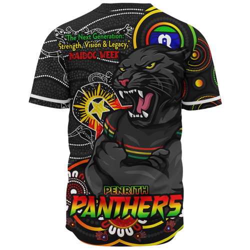 Penrith Panthers Baseball Shirt Spirit Of NAIDOC Series Penrith Panthers Baseball Shirt Spirit Of NAIDOC Series
