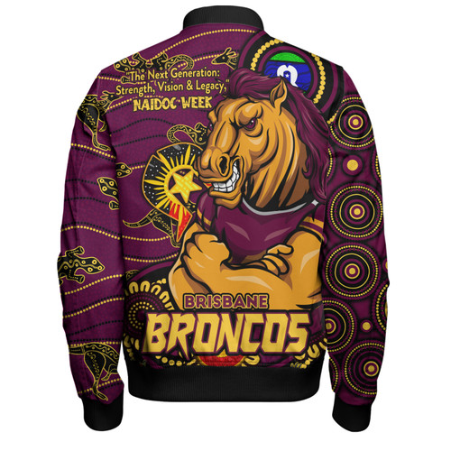 Brisbane Broncos Bomber Jacket Spirit Of NAIDOC Series