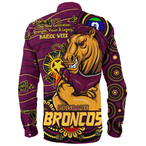 Brisbane Broncos Long Sleeve Shirt Spirit Of NAIDOC Series Brisbane Broncos Long Sleeve Shirt Spirit Of NAIDOC Series