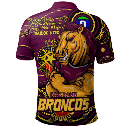 Brisbane Broncos Polo Shirt Spirit Of NAIDOC Series Brisbane Broncos Polo Shirt Spirit Of NAIDOC Series