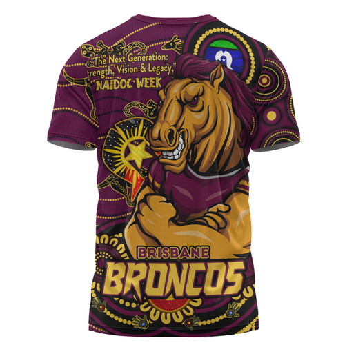 Brisbane Broncos T-Shirt Spirit Of NAIDOC Series Brisbane Broncos T-Shirt Spirit Of NAIDOC Series