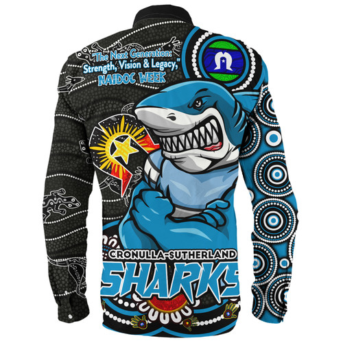 Cronulla-Sutherland Sharks Long Sleeve Shirt Spirit Of NAIDOC Series Cronulla-Sutherland Sharks Long Sleeve Shirt Spirit Of NAIDOC Series