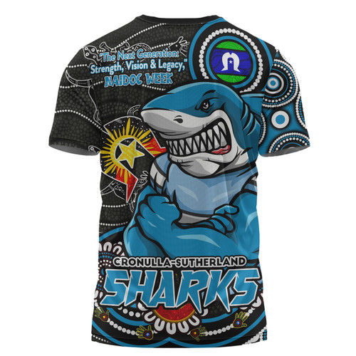 Cronulla-Sutherland Sharks T-Shirt Spirit Of NAIDOC Series Cronulla-Sutherland Sharks T-Shirt Spirit Of NAIDOC Series