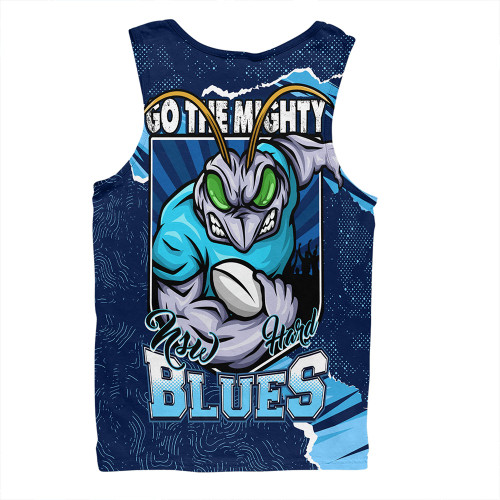 New South Wales Blues Men Singlet NSW Rampage Cockroaches Edition