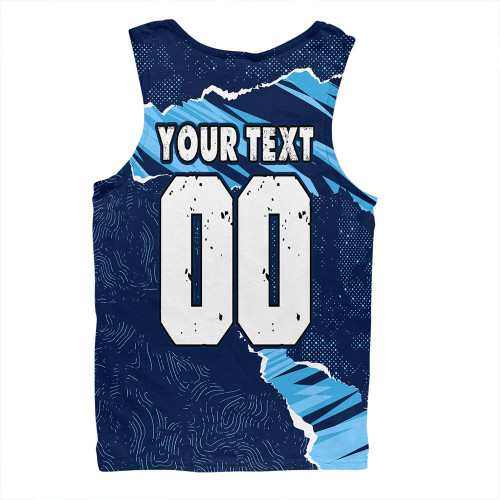 New South Wales Blues Men Singlet NSW Rampage Cockroaches Edition