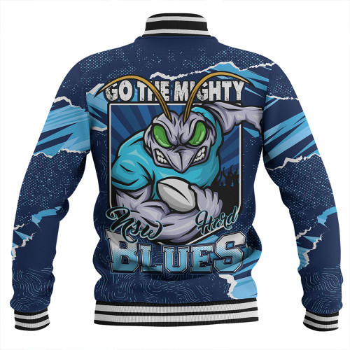 New South Wales Blues Baseball Jacket NSW Rampage Cockroaches Edition New South Wales Blues Baseball Jacket NSW Rampage Cockroaches Edition