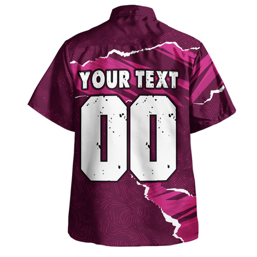 Queensland Maroons Hawaiian Shirt QLD Rampage Cane Toad Edition Queensland Maroons Hawaiian Shirt QLD Rampage Cane Toad Edition