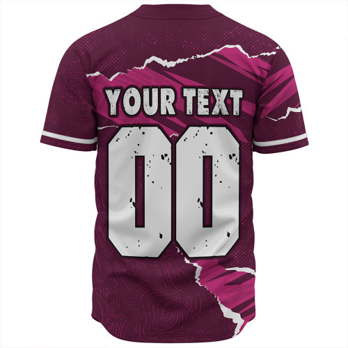 Queensland Maroons Baseball Shirt QLD Rampage Cane Toad Edition Queensland Maroons Baseball Shirt QLD Rampage Cane Toad Edition