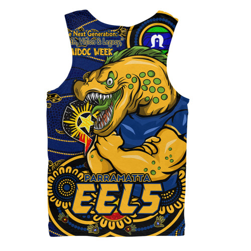 Parramatta Eels Men Singlet Spirit Of NAIDOC Series