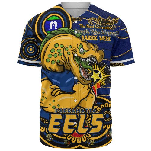 Parramatta Eels Baseball Shirt Spirit Of NAIDOC Series