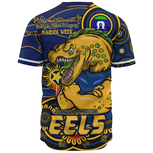 Parramatta Eels Baseball Shirt Spirit Of NAIDOC Series Parramatta Eels Baseball Shirt Spirit Of NAIDOC Series