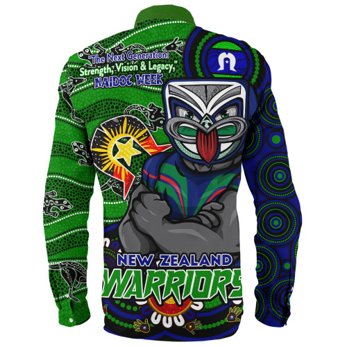 New Zealand Warriors Long Sleeve Shirt Spirit Of NAIDOC Series