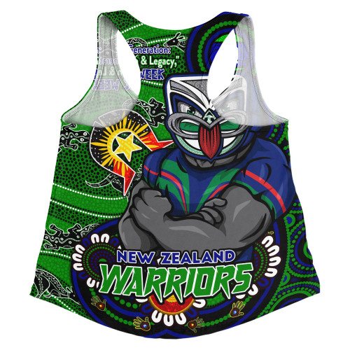 New Zealand Warriors Women Racerback Singlet Spirit Of NAIDOC Series