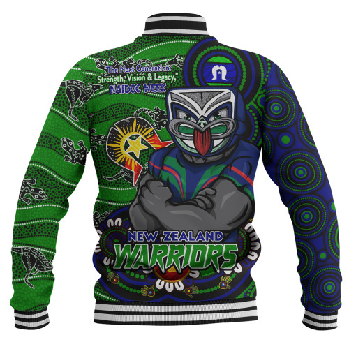 New Zealand Warriors Baseball Jacket Spirit Of NAIDOC Series New Zealand Warriors Baseball Jacket Spirit Of NAIDOC Series