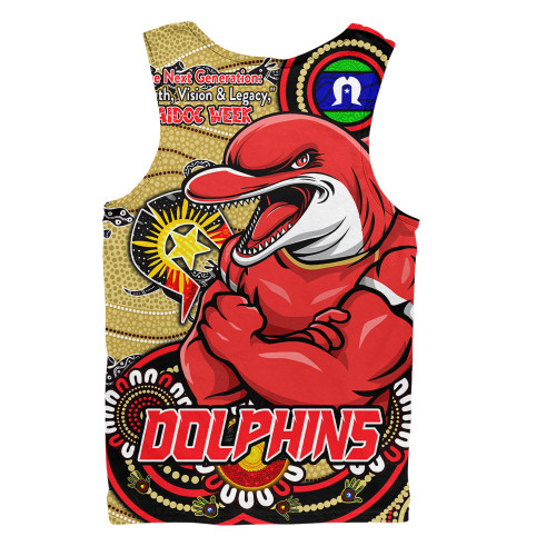 Redcliffe Dolphins Men Singlet Spirit Of NAIDOC Series