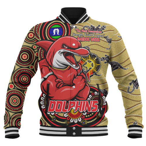 Redcliffe Dolphins Baseball Jacket Spirit Of NAIDOC Series