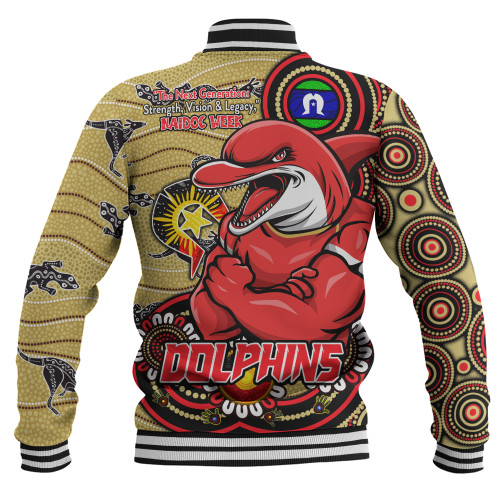 Redcliffe Dolphins Baseball Jacket Spirit Of NAIDOC Series