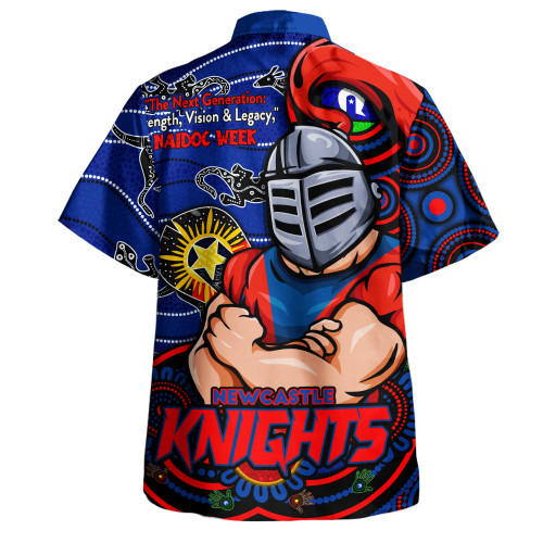Newcastle Knights Hawaiian Shirt Spirit Of NAIDOC Series Newcastle Knights Hawaiian Shirt Spirit Of NAIDOC Series