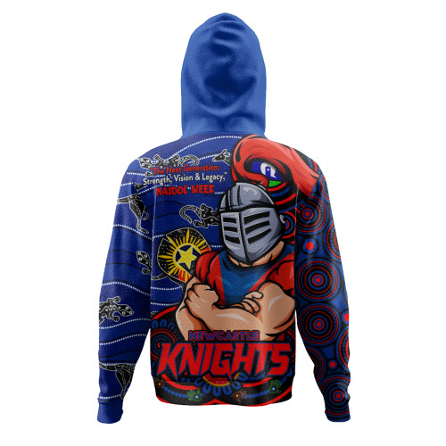Newcastle Knights Hoodie Spirit Of NAIDOC Series Newcastle Knights Hoodie Spirit Of NAIDOC Series