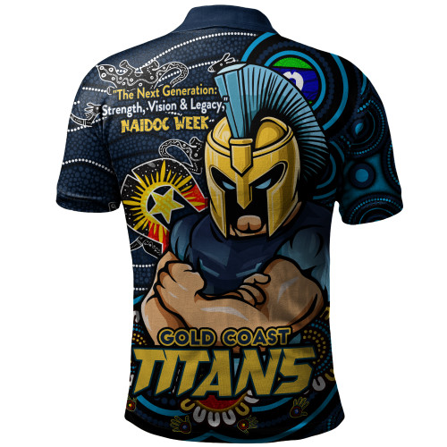 Gold Coast Titans Polo Shirt Spirit Of NAIDOC Series