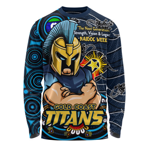 Gold Coast Titans Long Sleeve T-shirt Spirit Of NAIDOC Series