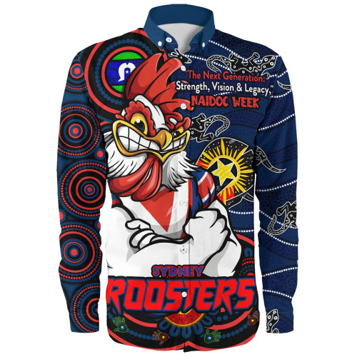 Sydney Roosters Long Sleeve Shirt Spirit Of NAIDOC Series