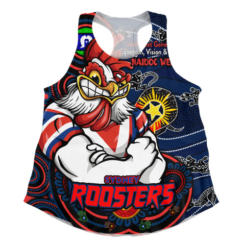 Sydney Roosters Women Racerback Singlet Spirit Of NAIDOC Series