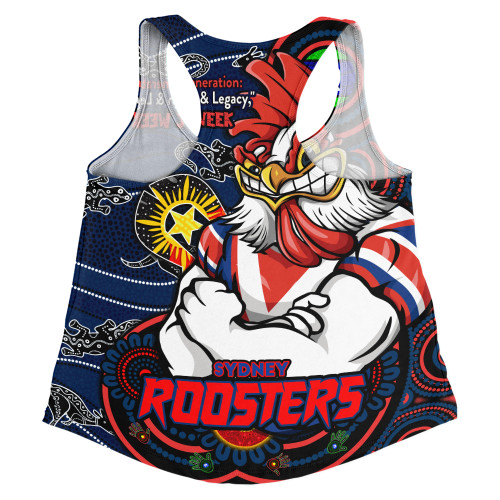Sydney Roosters Women Racerback Singlet Spirit Of NAIDOC Series Sydney Roosters Women Racerback Singlet Spirit Of NAIDOC Series